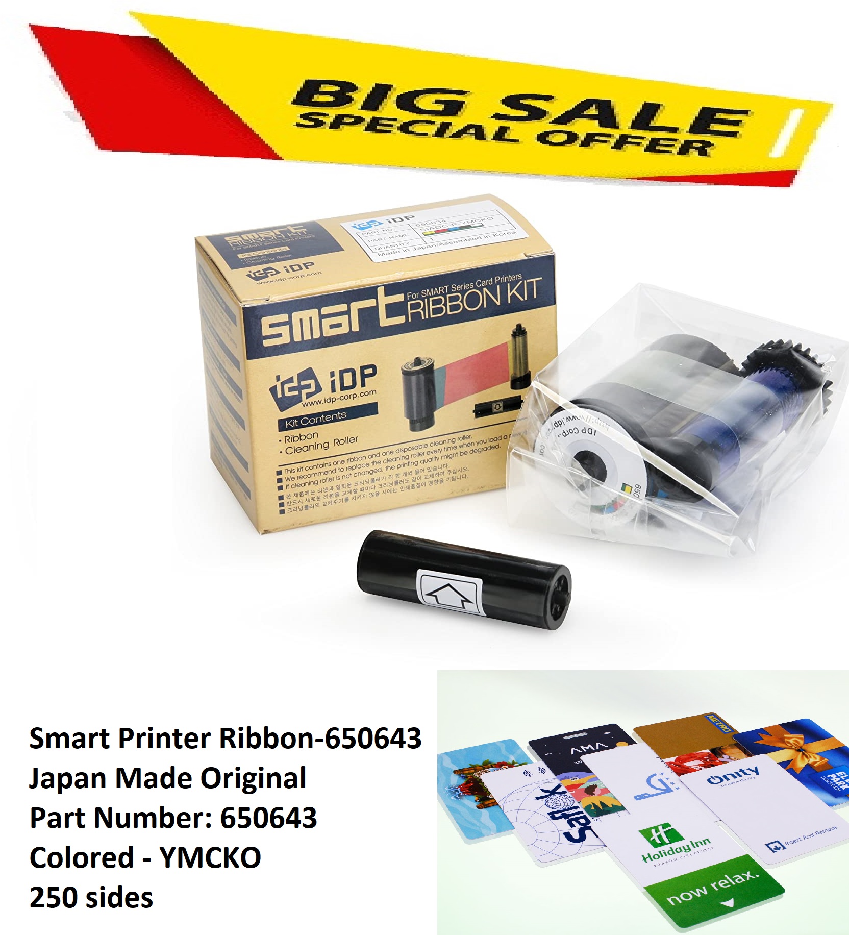 Smart Self Ribbon Smart Ribbon 650634 with Free PVC Card 1BOX | anahaw.ph