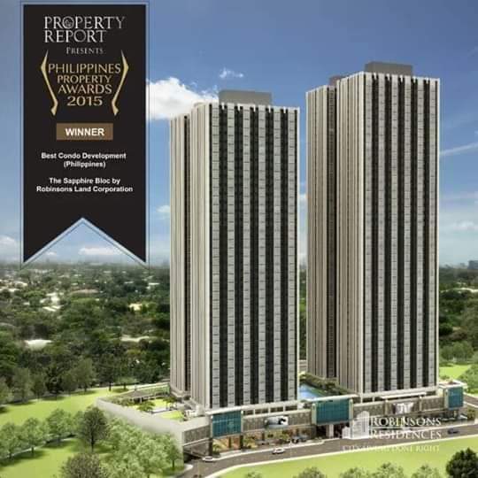 The Sapphire Bloc condo in Ortigas by Robinsons Land near Robinsons
