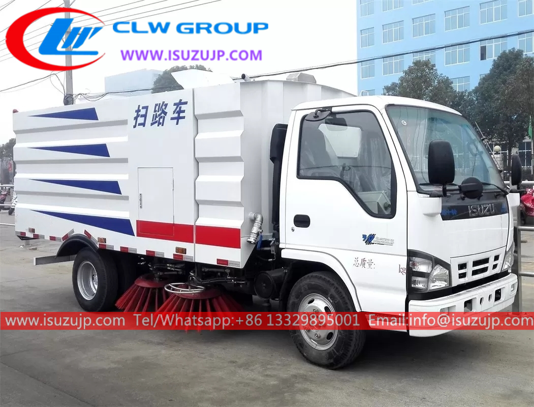 5T ISUZU 120 HP LHD Street Sweeper Vacuum Truck for sale anahaw.ph